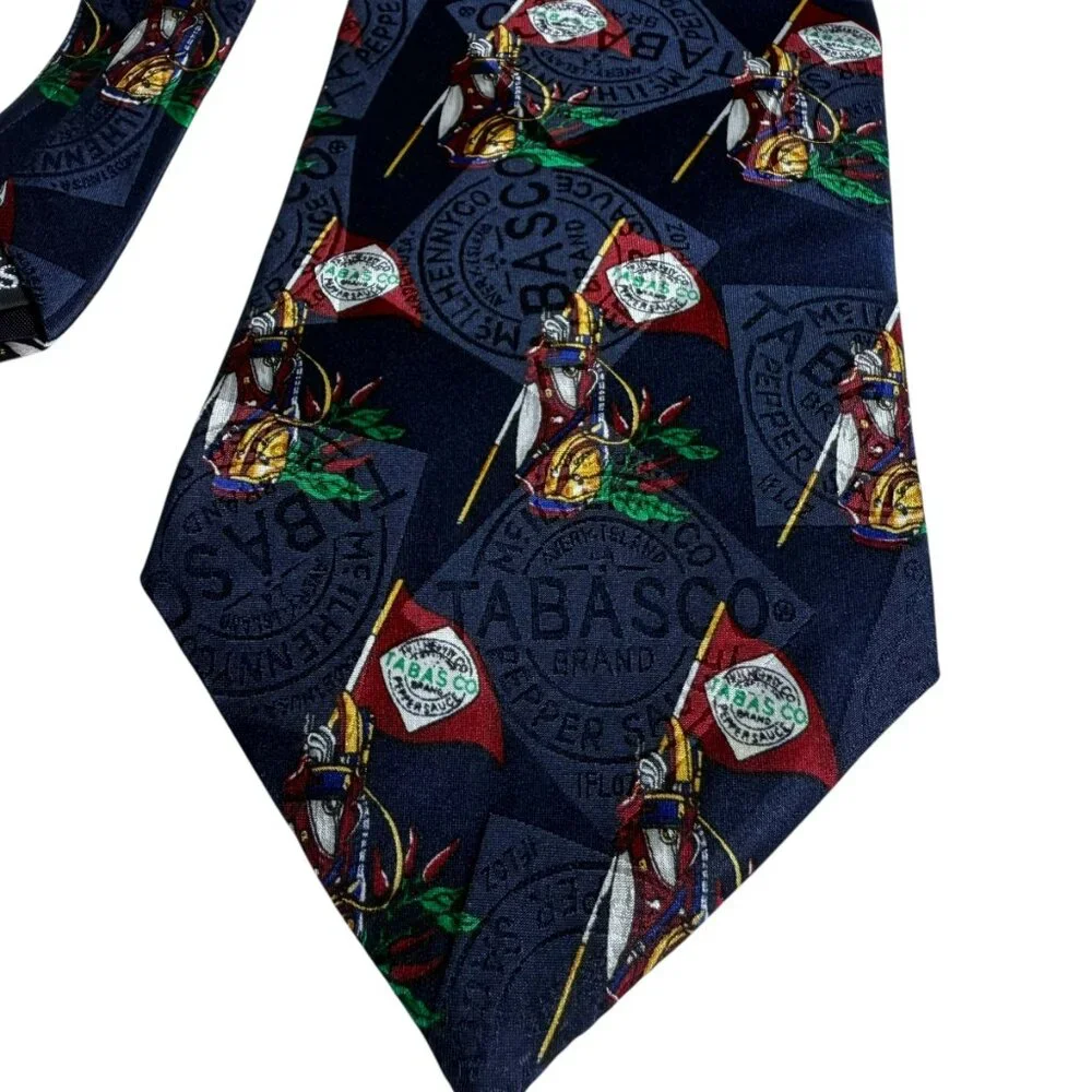 TABASCO Hot Sauce Silk Tie